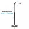 Techly ICA-TR10 televizoriaus stovas 68,6 cm (27 colių) sidabrinis