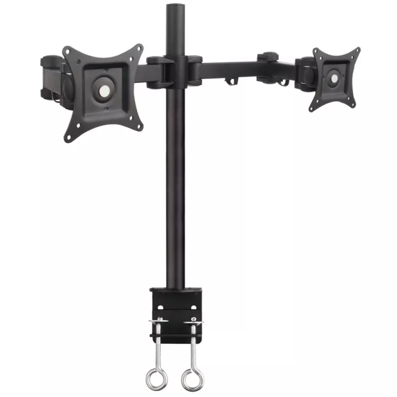 Techly 13-27 inch Desk Stand for 2 Monitor with Clamp” ICA-LCD 482-D
