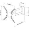 Techly 23-55 Universal LCD TV Wall Mount Bracket Juoda” ICA-PLB 136M