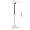 Techly Support Projector Ceiling Extension 500-770 mm Balta ICA-PM 104MW