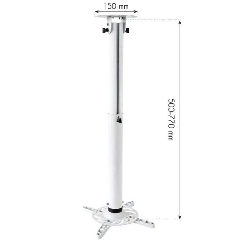 Techly Support Projector Ceiling Extension 500-770 mm Balta ICA-PM 104MW