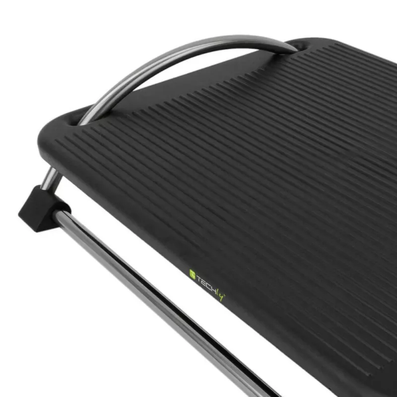 Techly reguliuojama kojų atrama ICA-FR 13, juoda, ABS sintetika, 430 mm, 280 mm, 1.24 kg