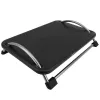 Techly reguliuojama kojų atrama ICA-FR 13, juoda, ABS sintetika, 430 mm, 280 mm, 1.24 kg