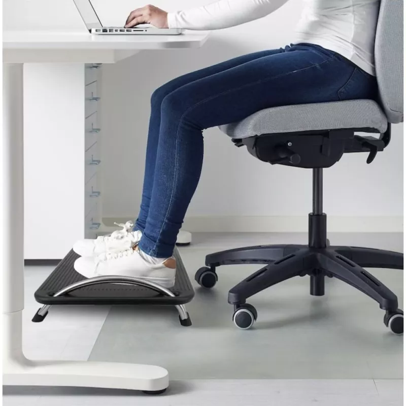 Techly reguliuojama kojų atrama ICA-FR 13, juoda, ABS sintetika, 430 mm, 280 mm, 1.24 kg