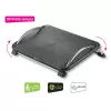 Techly reguliuojama kojų atrama ICA-FR 13, juoda, ABS sintetika, 430 mm, 280 mm, 1.24 kg