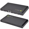 Techly HDMI skirstytuvas 4 krypčių 4K*2K IDATA HDMI-4K4, HDMI, 4x HDMI, 1x HDMI F, 4096 x 2160 pikselių, juoda, 36 bitų