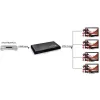 Techly HDMI skirstytuvas 4 krypčių 4K*2K IDATA HDMI-4K4, HDMI, 4x HDMI, 1x HDMI F, 4096 x 2160 pikselių, juoda, 36 bitų