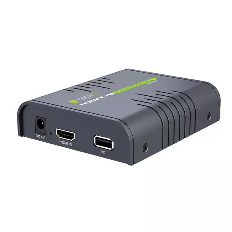 Techly IDATA HDMI-KVM2 KVM plėstuvas Siųstuvas ir imtuvas