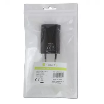 Techly Compact Charger USB 1A European Plug Juoda