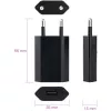 Techly Compact Charger USB 1A European Plug Juoda