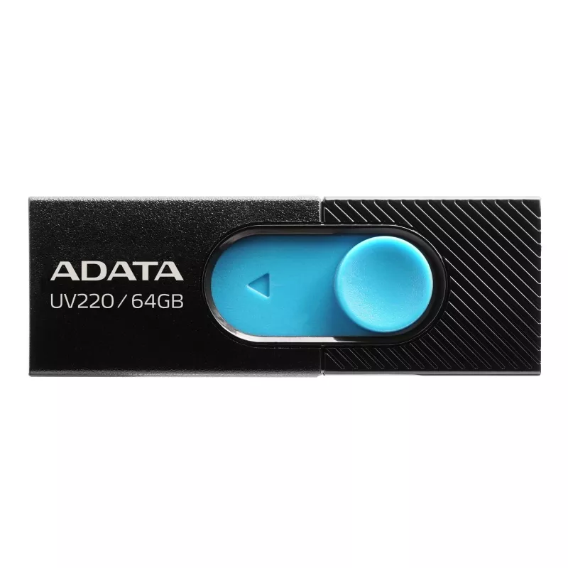 ADATA UV220 USB atmintinukė 64 GB USB Type-A 2.0 Juoda, Mėlyna
