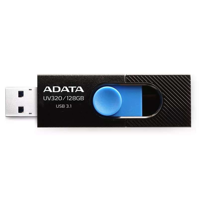 ADATA UV320 USB atmintinė 128 GB USB Type-A 3.2 Gen 1 (3.1 Gen 1) juoda, mėlyna
