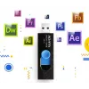 ADATA UV320 USB atmintinė 128 GB USB Type-A 3.2 Gen 1 (3.1 Gen 1) juoda, mėlyna