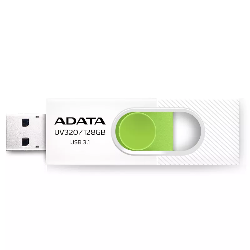ADATA UV320 USB atmintinė 128 GB USB Type-A 3.2 Gen 1 (3.1 Gen 1) Žalia, Balta