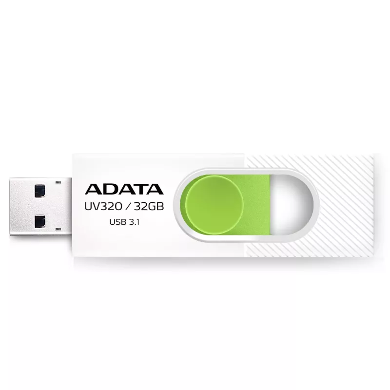 ADATA UV320 USB atmintukė 32 GB USB Type-A 3.2 Gen 1 (3.1 Gen 1) Žalia, Balta