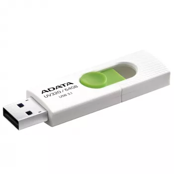 ADATA UV320 USB atmintinė 64 GB USB Type-A 3.2 Gen 1 (3.1 Gen 1) Žalia, Balta