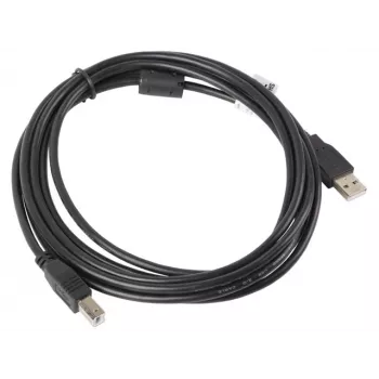 LANBERG USB kabelis USB 2.0 USB B - 3 m Juodas
