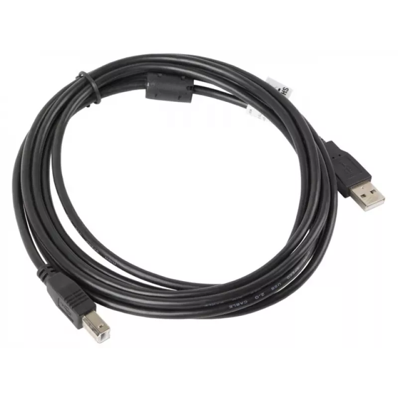 LANBERG USB kabelis USB 2.0 USB B - 3 m Juodas