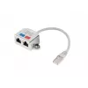 LANBERG adapteris LAN RJ45/2x RJ45 Ftp skirstytuvas AD-0026-S