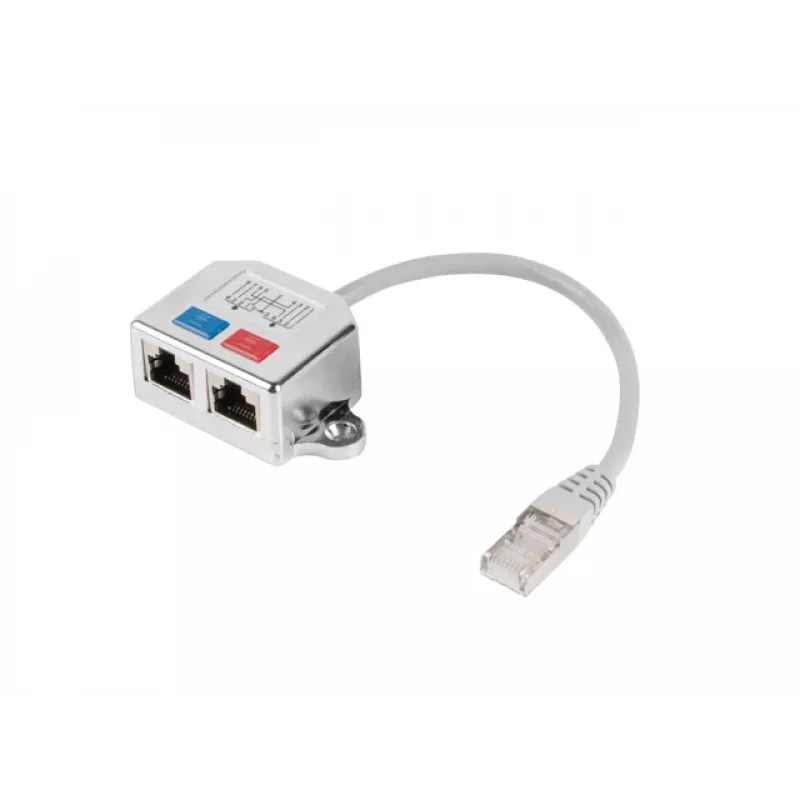 LANBERG adapteris LAN RJ45/2x RJ45 Ftp skirstytuvas AD-0026-S