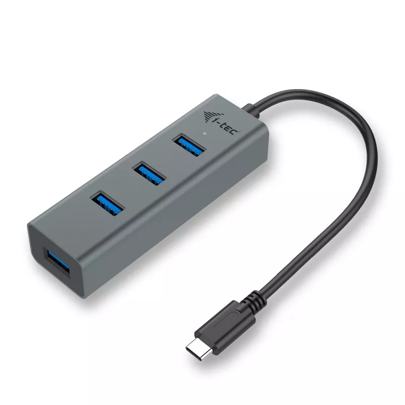 i-tec Metal USB-C HUB 4 prievadai