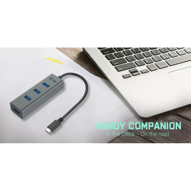 i-tec Metal USB-C HUB 4 prievadai