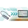 i-tec Metal USB-C HUB 4 prievadai