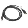 USB 2.0 kabelis LANBERG CA-USBA-10CC-0018-BK — 1,8 m, USB A (kištukas) į USB B (kištukas), juodas