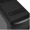 PC korpusas IBOX ORCUS X14 Midi Tower Juoda — ITX/ATX, šoninis langas, raudonas apšvietimas, 3×3,5 col. lizdai, 2×2,5 col. lizdai, 1×5,25 col., USB 3.2 Gen1 Type-A