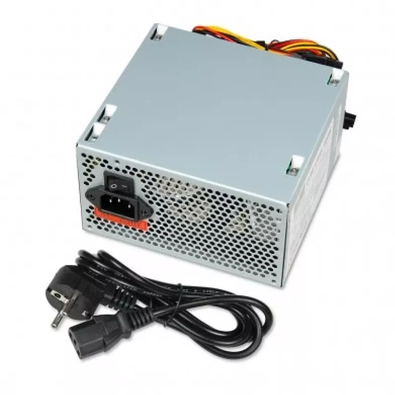 Maitinimo blokas ATX IBOX CUBE II 400 W — 20+4 kontaktų, 120 mm ventiliatorius, sidabrinis