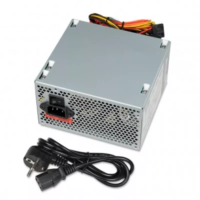 IBOX Cube Ii maitinimo šaltinis Unit 500 W 20+4 Pin ATX ATX Sidabrinė