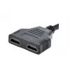 HDMI laidas Gembird DSP-2PH4-04 — HDMI Type A kištukas į 2× HDMI Type A lizdą, juodas, tiesios jungtys