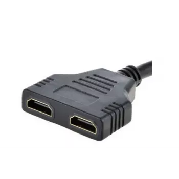HDMI laidas Gembird DSP-2PH4-04 — HDMI Type A kištukas į 2× HDMI Type A lizdą, juodas, tiesios jungtys