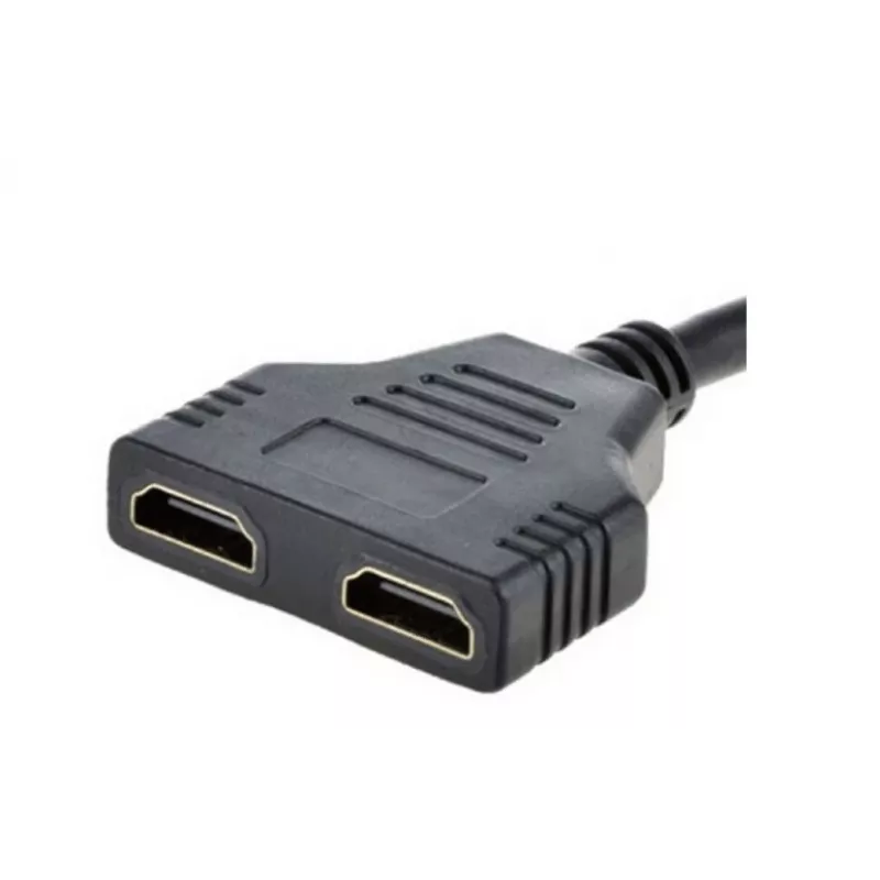 HDMI laidas Gembird DSP-2PH4-04 — HDMI Type A kištukas į 2× HDMI Type A lizdą, juodas, tiesios jungtys