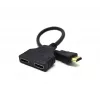 HDMI laidas Gembird DSP-2PH4-04 — HDMI Type A kištukas į 2× HDMI Type A lizdą, juodas, tiesios jungtys