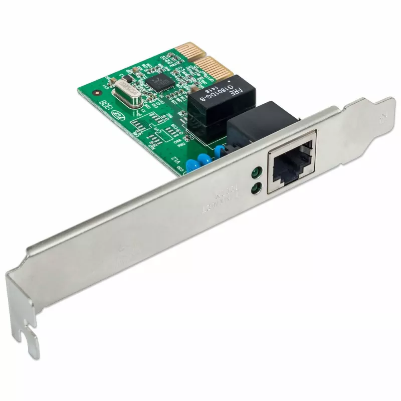 Intellinet Gigabit PCI Express tinklo plokštė, 10/100/1000 Mbps PCI Express RJ45 eterneto plokštė