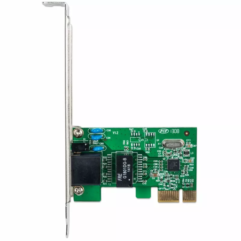 Intellinet Gigabit PCI Express tinklo plokštė, 10/100/1000 Mbps PCI Express RJ45 eterneto plokštė
