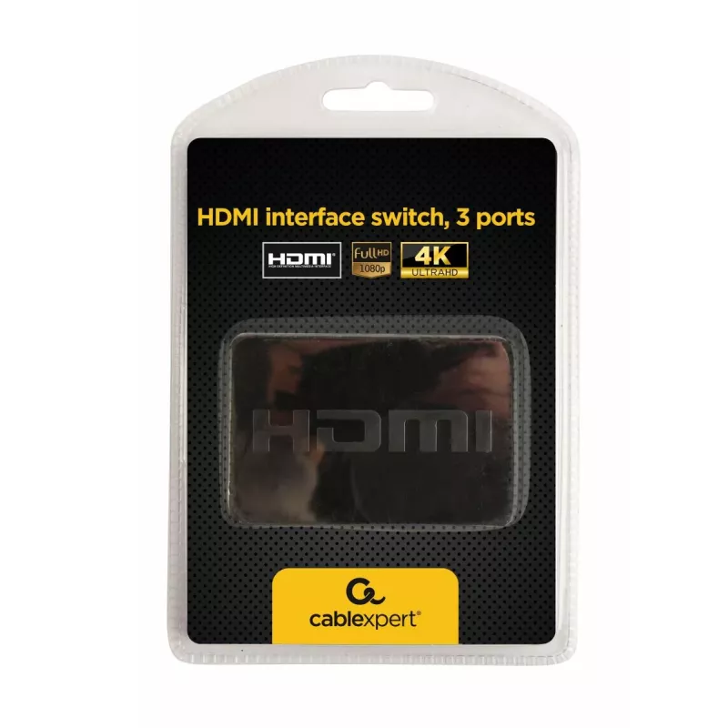 GEMBIRD HDMI sąsajos jungiklis, 3 prievadai