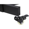 Techly Trolley Floor Stand LCD/LED/Plasma 23 inch-55 inch, 58.4 cm (23 inch), 139.7 cm (55 inch), 50 x 50 mm, 400 x 400 mm, -15 - 15°, Juoda