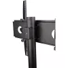 Techly Trolley Floor Stand LCD/LED/Plasma 23 inch-55 inch, 58.4 cm (23 inch), 139.7 cm (55 inch), 50 x 50 mm, 400 x 400 mm, -15 - 15°, Juoda