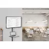Techly Trolley Floor Stand LCD/LED/Plasma 23 inch-55 inch, 58.4 cm (23 inch), 139.7 cm (55 inch), 50 x 50 mm, 400 x 400 mm, -15 - 15°, Juoda