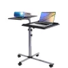 Nešiojamojo kompiuterio stovas Techly Universal Adjustable Trolley, skirtas nešiojamajam kompiuteriui ir projektoriui, juodas