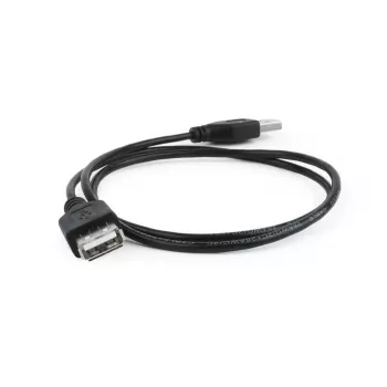 GEMBIRD USB 2.0 prailginimo kabelis, 0,75 m - Juodas