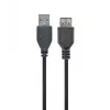 GEMBIRD USB 2.0 prailginimo kabelis, 0,75 m - Juodas