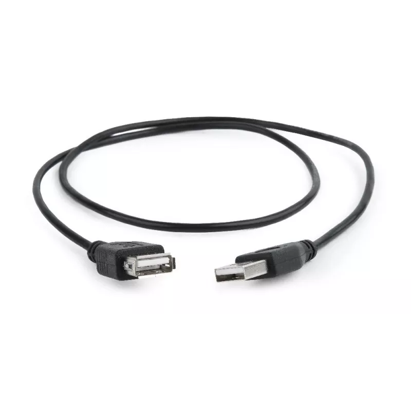 GEMBIRD USB 2.0 prailginimo kabelis, 0,75 m - Juodas