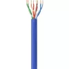 Tinklo kabelis TECHLY Cat6 U/UTP ITP6-CCA-305-BL, 305 m, 23 AWG vientisas, 250 MHz, mėlynas, PVC apvalkalas
