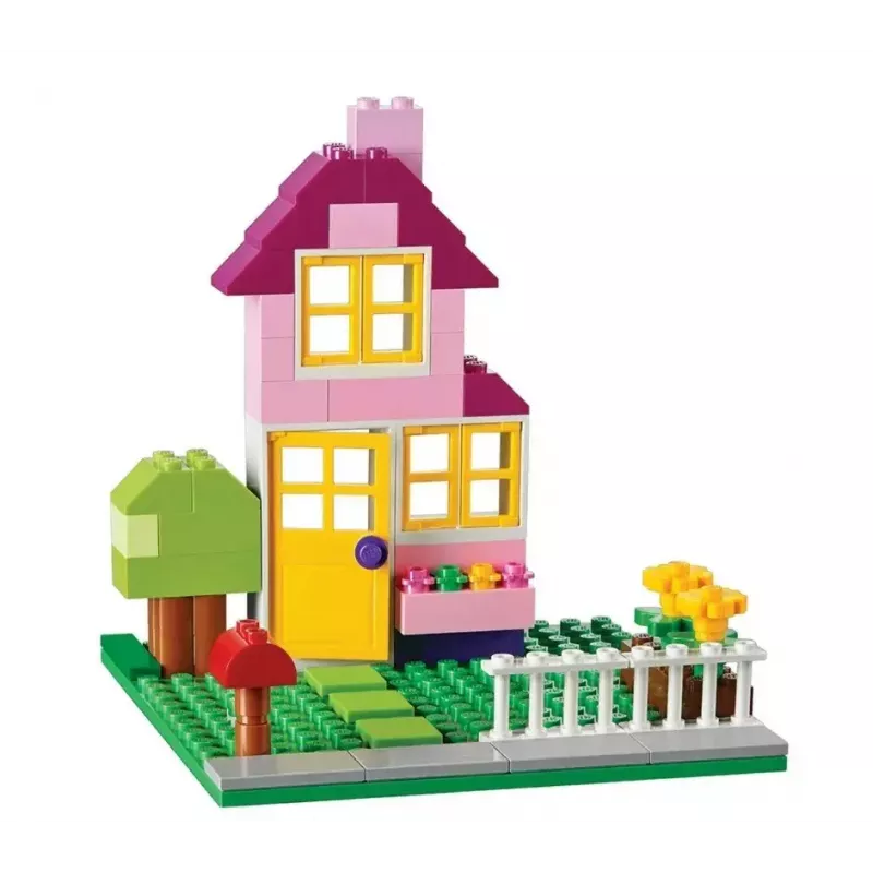 Konstravimo rinkinys LEGO Classic 10698 — 790 detalių, daugiaspalvis, 33 spalvos, yra žalios pagrindo plokštės ir priedai