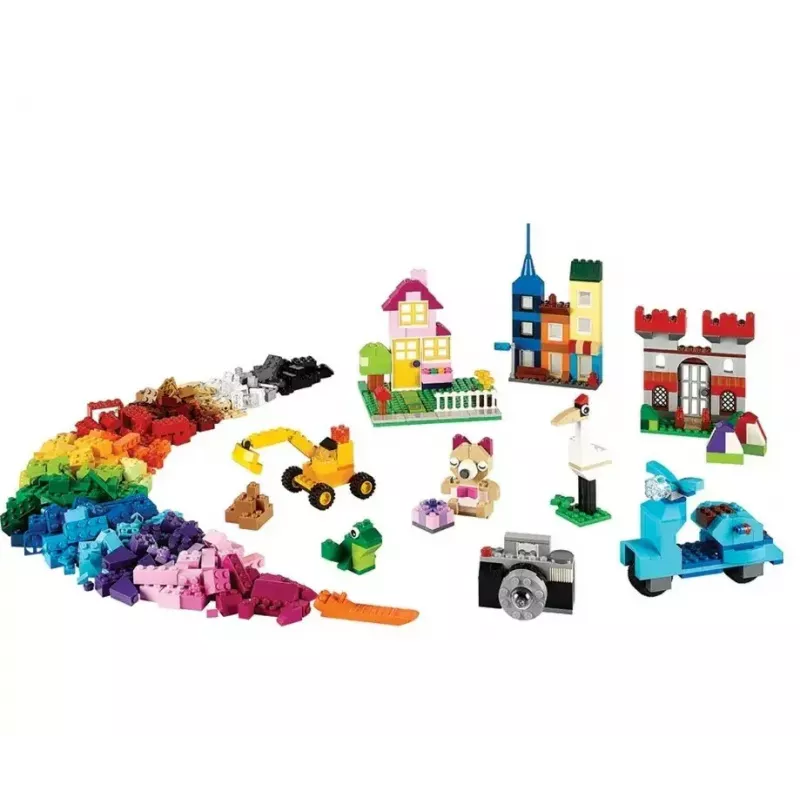 Konstravimo rinkinys LEGO Classic 10698 — 790 detalių, daugiaspalvis, 33 spalvos, yra žalios pagrindo plokštės ir priedai