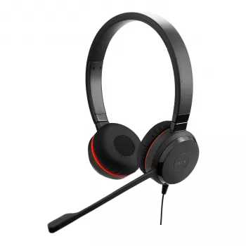 Jabra Evolve 20SE MS Stereo, laidinis, biurui/skambučių centrui, 150–7000 Hz, 132 g, ausinės, juodos