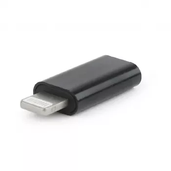 Gembird A-USB-CF8PM-01 jungčių adapteris USB-C 8 kontaktų į iPhone juodas